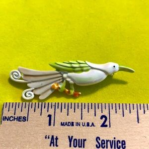 Vintage Bird Brooch Metal